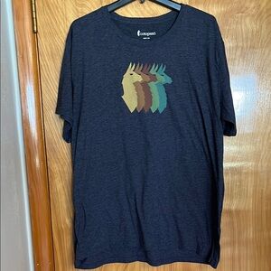 Cotopaxi Blue Short Sleeve Graphic Tee